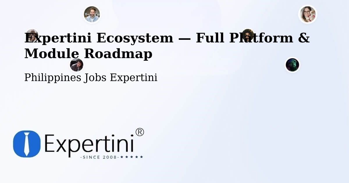 Expertini Ecosystem — Full Platform & Module Roadmap – Davao City