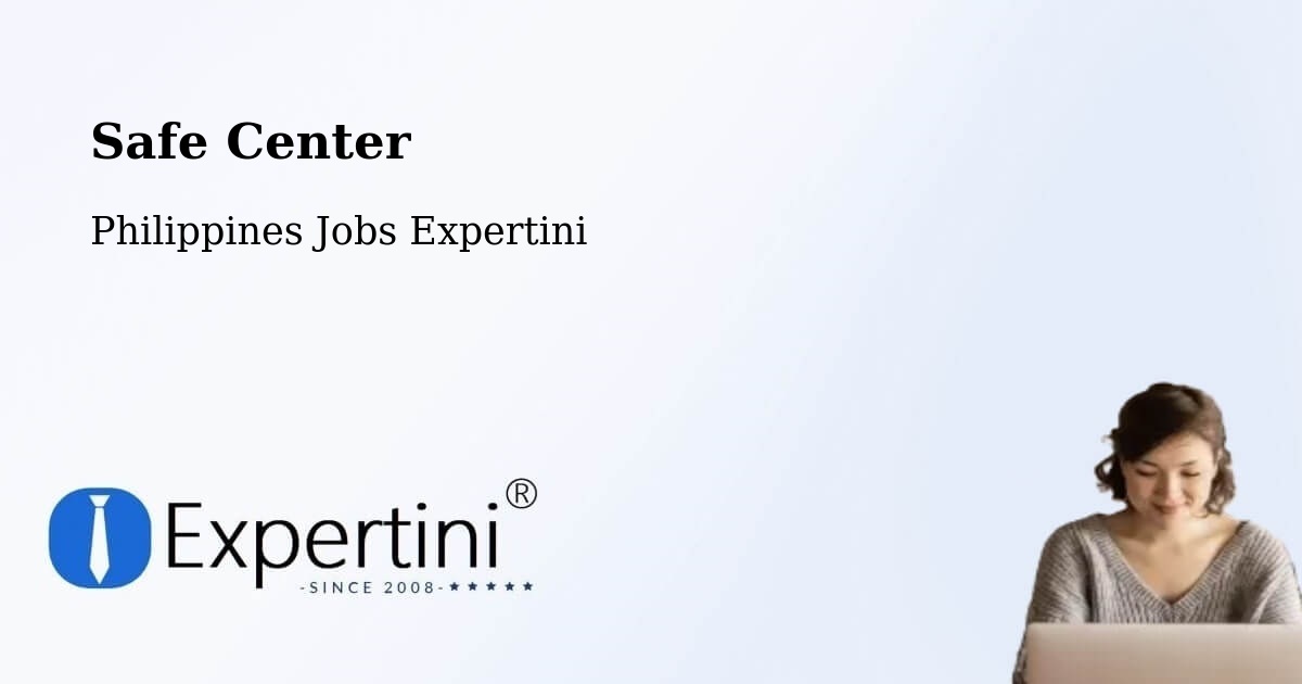 Safety Center – Davao City - Philippines Jobs Expertini
