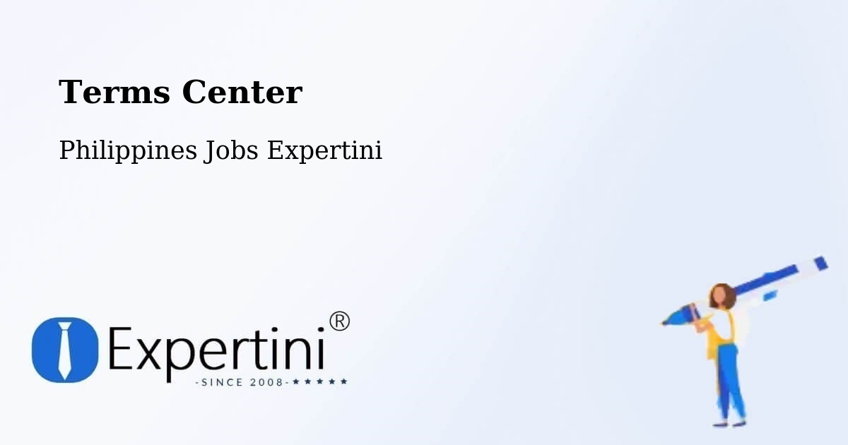 Terms of Service – Davao City - Philippines Jobs Expertini